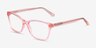 Marlowe Rose PlastiqueMontures de lunettes de vue d'EyeBuyDirect, Vue d'Angle