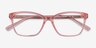 Marlowe Rose PlastiqueMontures de lunettes de vue d'EyeBuyDirect, Vue Rapprochée