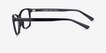 Marlowe Black PlasticEyeglass Frames from EyeBuyDirect, Side View