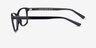 Marlowe Black PlasticEyeglass Frames from EyeBuyDirect, Side View