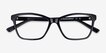 Marlowe Black PlasticEyeglass Frames from EyeBuyDirect, Closed View