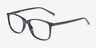 Boudry Noir PlastiqueMontures de lunettes de vue d'EyeBuyDirect, Vue d'Angle