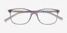 Boudry Gray PlasticEyeglass Frames from EyeBuyDirect, Closed View