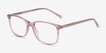 Boudry Brown PlasticEyeglass Frames from EyeBuyDirect, Angle View