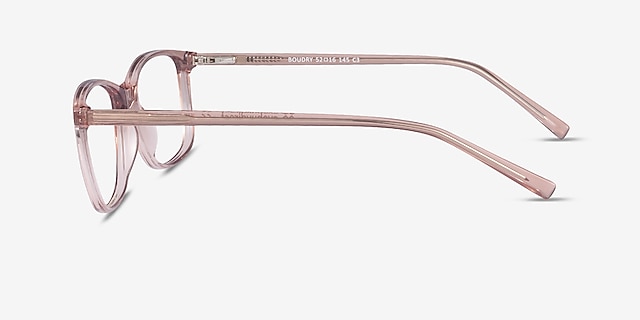 Boudry Brown PlasticEyeglass Frames from EyeBuyDirect, Side View