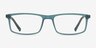 Bowen Blue PlasticEyeglass Frames from EyeBuyDirect, Front View