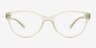 Camille Blue PlasticEyeglass Frames from EyeBuyDirect, Front View