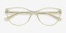 Camille Blue PlasticEyeglass Frames from EyeBuyDirect, Closed View