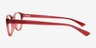 Cecilia Raspberry PlasticEyeglass Frames from EyeBuyDirect, Side View