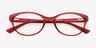 Cecilia Raspberry PlasticEyeglass Frames from EyeBuyDirect, Closed View