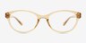 Cecilia Clear Brown PlasticEyeglass Frames from EyeBuyDirect, Front View