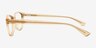 Cecilia Clear Brown PlasticEyeglass Frames from EyeBuyDirect, Side View