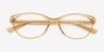 Cecilia Clear Brown PlasticEyeglass Frames from EyeBuyDirect, Closed View