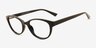 Cecilia Black PlasticEyeglass Frames from EyeBuyDirect, Angle View