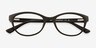 Cecilia Black PlasticEyeglass Frames from EyeBuyDirect, Closed View