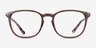 Chandler Brown PlasticEyeglass Frames from EyeBuyDirect, Front View