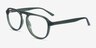 Brooklyn Green PlasticEyeglass Frames from EyeBuyDirect, Angle View