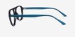Brooklyn Black PlasticEyeglass Frames from EyeBuyDirect, Side View