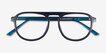 Brooklyn Black PlasticEyeglass Frames from EyeBuyDirect, Closed View