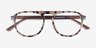 Brooklyn Ivory Tortoise PlasticEyeglass Frames from EyeBuyDirect, Closed View