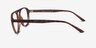 Brooklyn Tortoise PlasticEyeglass Frames from EyeBuyDirect, Side View