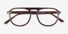 Brooklyn Tortoise PlasticEyeglass Frames from EyeBuyDirect, Closed View