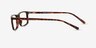 Bowen Tortoise PlasticEyeglass Frames from EyeBuyDirect, Side View