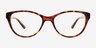 Camille Tortoise PlasticEyeglass Frames from EyeBuyDirect, Front View
