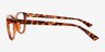 Camille Tortoise PlasticEyeglass Frames from EyeBuyDirect, Side View