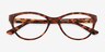 Camille Tortoise PlasticEyeglass Frames from EyeBuyDirect, Closed View