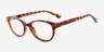 Cecilia Écailles PlastiqueMontures de lunettes de vue d'EyeBuyDirect, Vue d'Angle