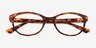 Cecilia Écailles PlastiqueMontures de lunettes de vue d'EyeBuyDirect, Vue Rapprochée