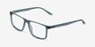 Corin Blue PlasticEyeglass Frames from EyeBuyDirect, Angle View