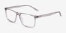 Corin Gray PlasticEyeglass Frames from EyeBuyDirect, Angle View