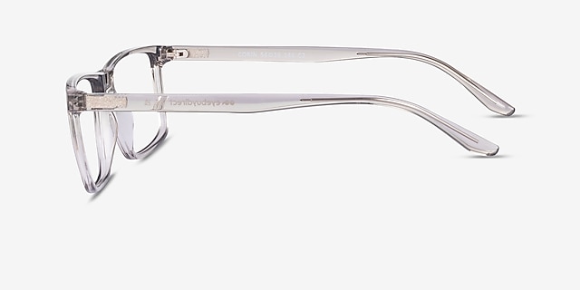 Corin Gray PlasticEyeglass Frames from EyeBuyDirect, Side View