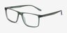Corin Green PlasticEyeglass Frames from EyeBuyDirect, Angle View