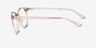 Crew Clear Brown PlasticEyeglass Frames from EyeBuyDirect, Side View