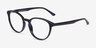 Dana Noir PlastiqueMontures de lunettes de vue d'EyeBuyDirect, Vue d'Angle