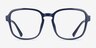 Danni Bleu PlastiqueMontures de lunettes de vue d'EyeBuyDirect, Vue de Face