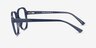 Danni Bleu PlastiqueMontures de lunettes de vue d'EyeBuyDirect, Vue de Côté