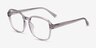 Danni Gray PlasticEyeglass Frames from EyeBuyDirect, Angle View