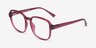 Danni Purple Red PlastiqueMontures de lunettes de vue d'EyeBuyDirect, Vue d'Angle