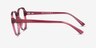 Danni Purple Red PlastiqueMontures de lunettes de vue d'EyeBuyDirect, Vue de Côté