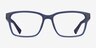 Darren Bleu PlastiqueMontures de lunettes de vue d'EyeBuyDirect, Vue de Face