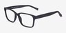 Darren Black PlasticEyeglass Frames from EyeBuyDirect, Angle View