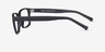 Darren Black PlasticEyeglass Frames from EyeBuyDirect, Side View