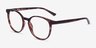 Crew Tortoise PlasticEyeglass Frames from EyeBuyDirect, Angle View