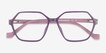 Drew Purple PlasticEyeglass Frames from EyeBuyDirect, Closed View