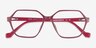 Drew Burgundy PlasticEyeglass Frames from EyeBuyDirect, Closed View