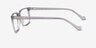 Duke Gray PlasticEyeglass Frames from EyeBuyDirect, Side View